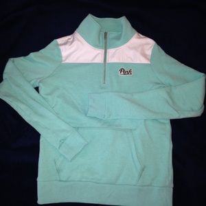 NWT VS PINK QUARTER ZIP