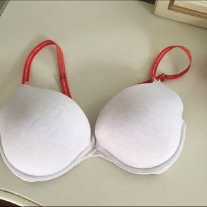 Gray and orange VS cotton push-up