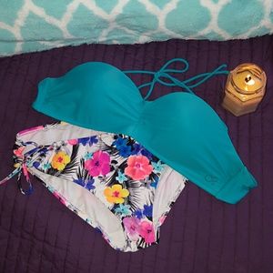 Mix and match bikini floral Large