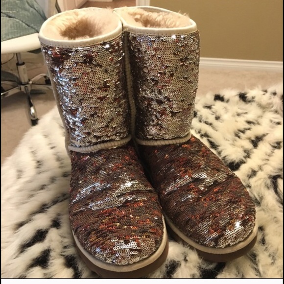 UGG Shoes | Ugg Sparkle Boots Sequin 