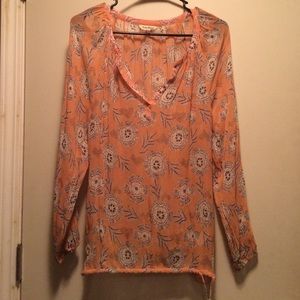 Lucky Brand Sheer Blouse