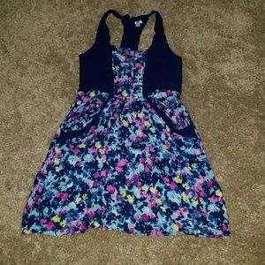 Racerback Floral Dress