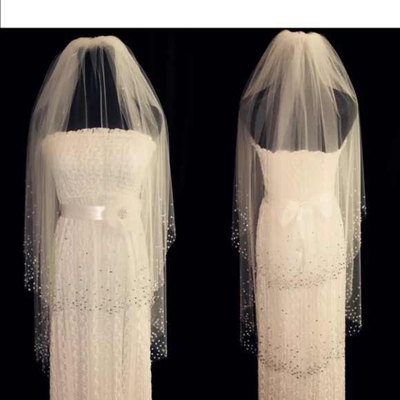 Crystal veil wedding