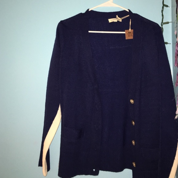Navy blue cardigan