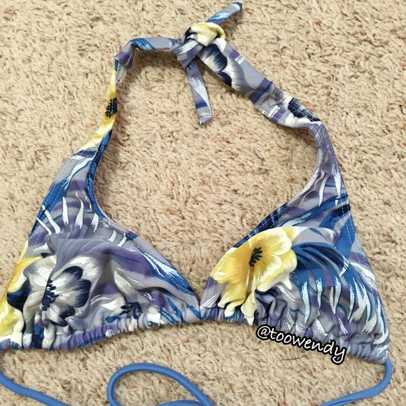 Hibiscus Triangle Matching Swimsuit - Picture 2 of 4