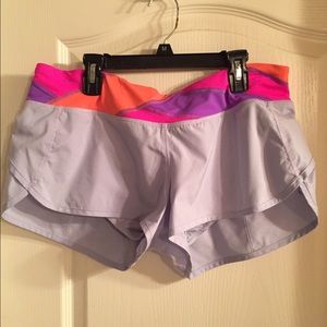 Lululemon speed shorts