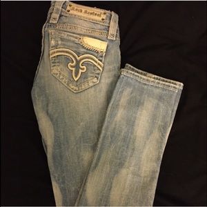 Light wash Rock Revivals size 24