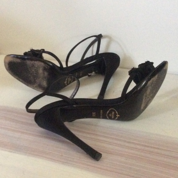 Authentic PRADA MILANO lack sequin stilettos 36.5 - Picture 3 of 4