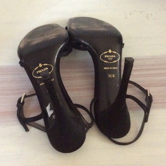 Authentic PRADA MILANO lack sequin stilettos 36.5 - Picture 4 of 4