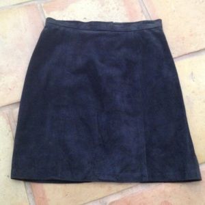 Gorgeous and Sexy Black Suede Skirt