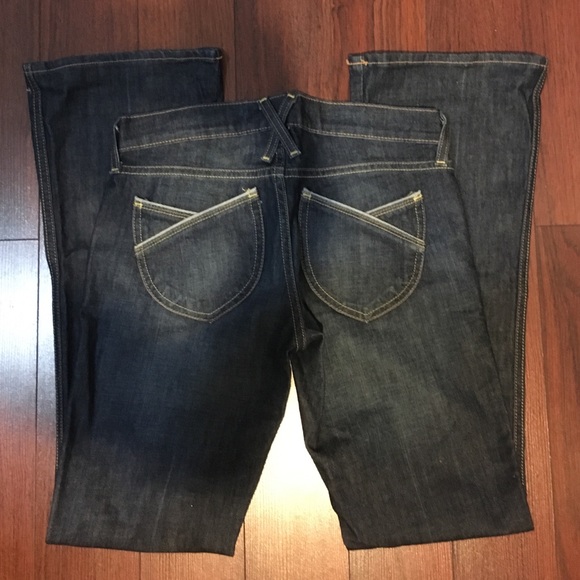 Dark Wash Bootcut Jeans - Picture 3 of 4
