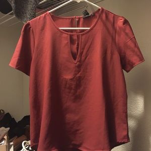 Maroon blouse