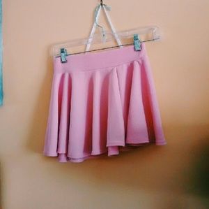 Pink Mini Skater Skirt