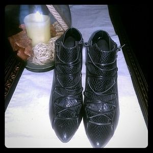 Carlos Santana Sexy Black Booties