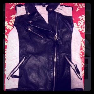 Forever 21 leather vest