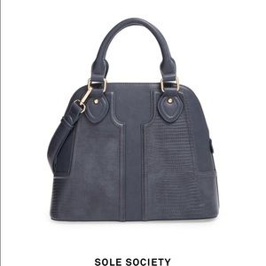 Sole society Marlowe dome satchel in blue