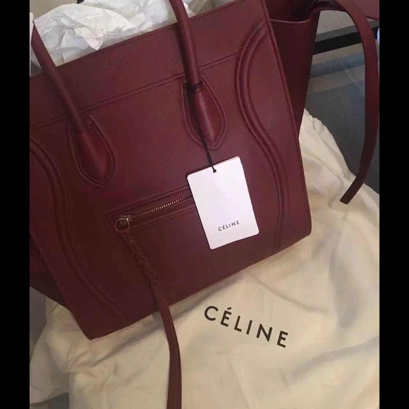 (Contemplating) Celine maroon phantom bag NEW