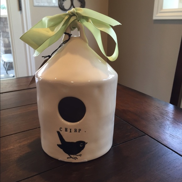 Rae Dunn birdhouse