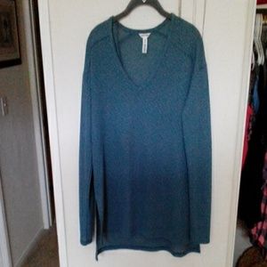 Blue knit sweater