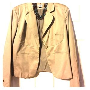 Worthington khaki blazer size 8