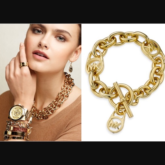 Jewelry - Gold plated link bracelet
