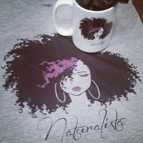 Natural Hair tshirt & Mug Set