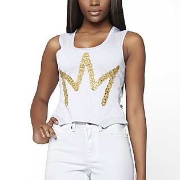 Asymmetrical Hem Crown Tank Top
