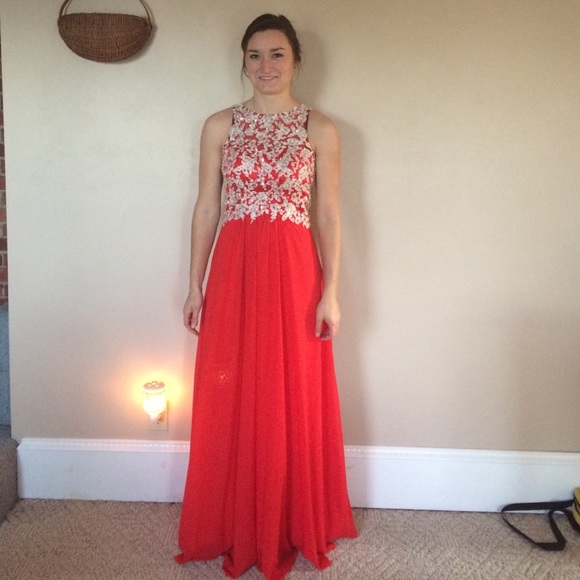 Red formal/prom dress