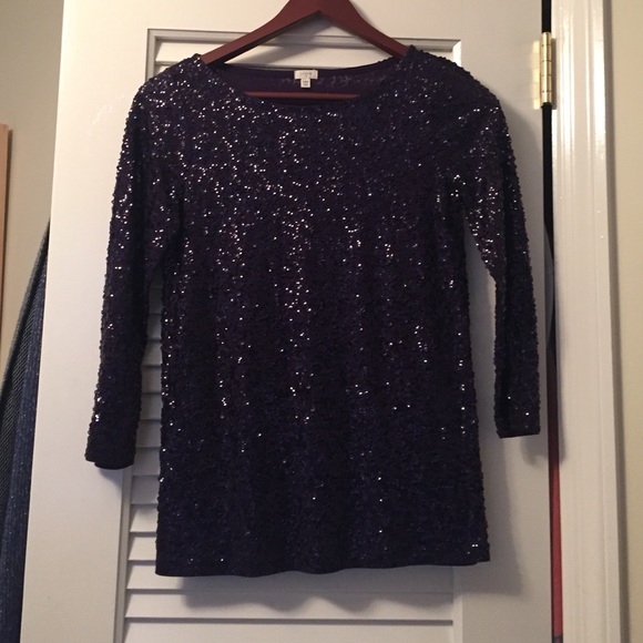 Jcrew Sequin top