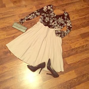 Talbott vintage pleated skirt PLUS