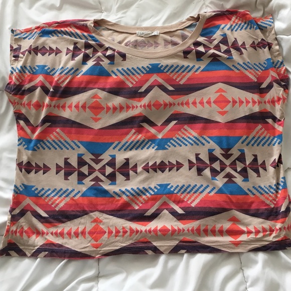 Tribal crop top
