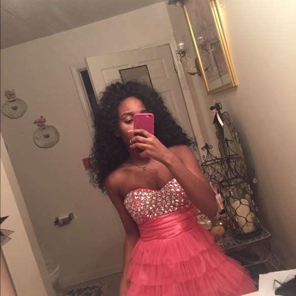 Pink Short Prom Dress - Picture 4 of 4