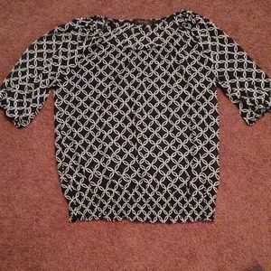 The Limited Sheer Top 3/4 Sleeve