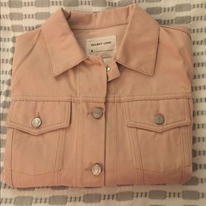 Vintage Helmut Lang Raw Silk Denim Jacket