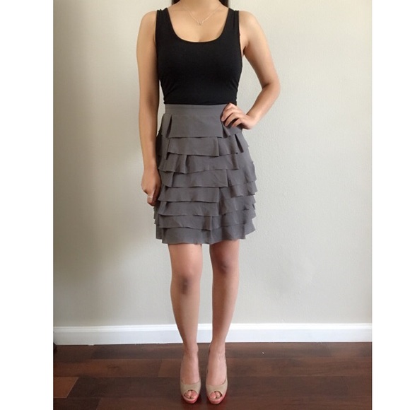 Black/gray mini dress