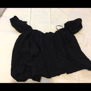 Brand new never worn off the shoulder crop top