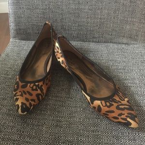 Nine West leopard flat