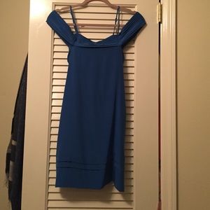 BCBG teal cocktail dress