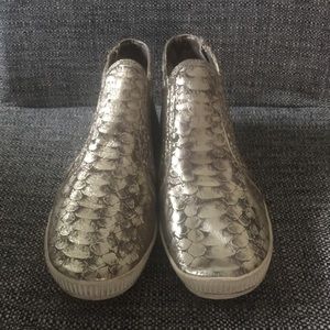 Nine West metallic sneakers