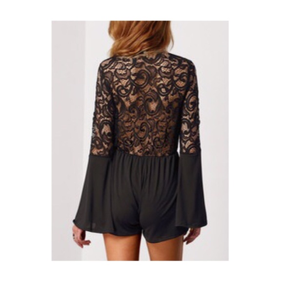⚡️️SUMMER SALE⚡️BLACK LACE Romper - Picture 2 of 4