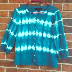 ‼️ CLOSET CLOSING‼️Style&Co. tye dye cardigan