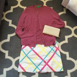 Vintage milly skirt, grosgrain ribbon!