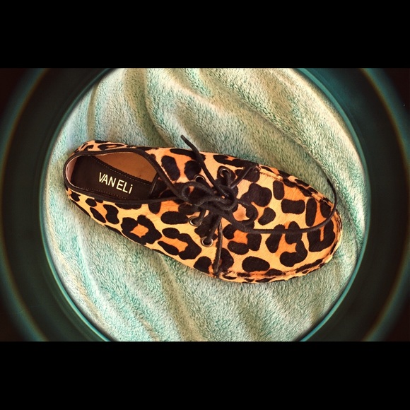 VanEli cheetah loafers