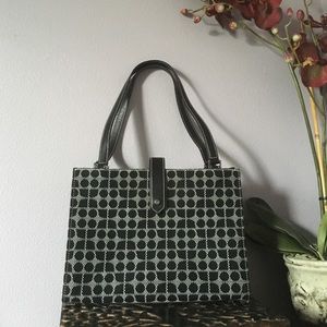 Kate spade canvas hand bag