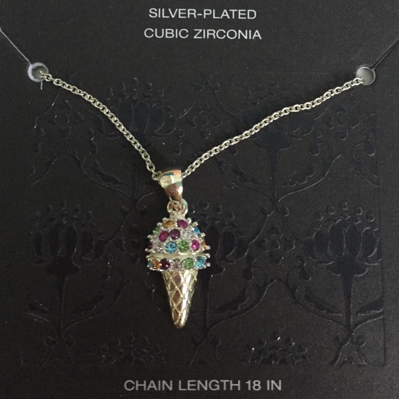 ice cream cone necklace