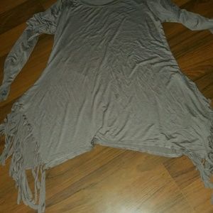 Wanna B Fringe Tunic/Dress Large