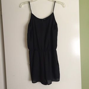 Simple Black Romper