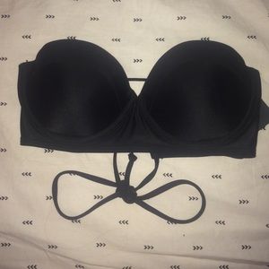 NWT HCO strapless swim tie top