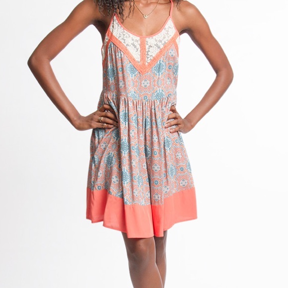 Dresses & Skirts - Bohemian print sleeveless dress