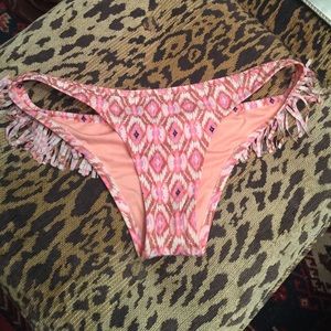 Victoria's Secret Aztec Fringe Bikini Bottoms